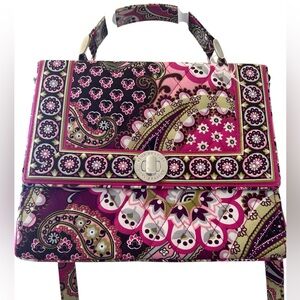 Vera Bradley Very Berry Paisley Julia Shoulder Bag